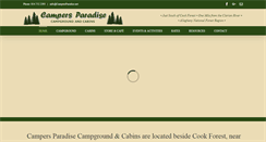 Desktop Screenshot of campersparadise.net